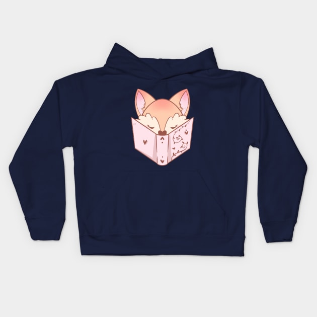 Reading Fox Kids Hoodie by Four Seasons Fox